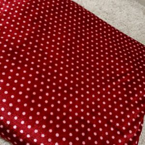 Velvet in polka suit