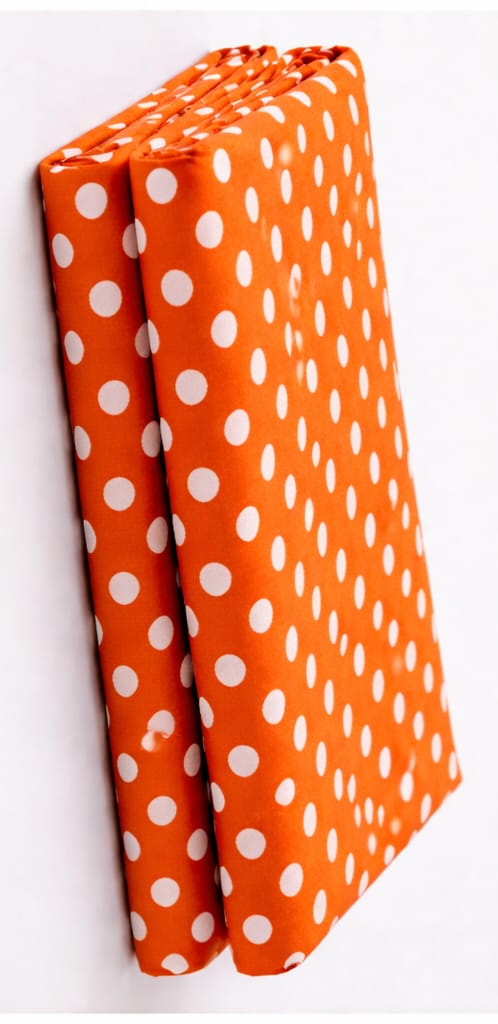 Trendy Polka Dot Fabric – Unstitched & Ready to Stitch - Image 2
