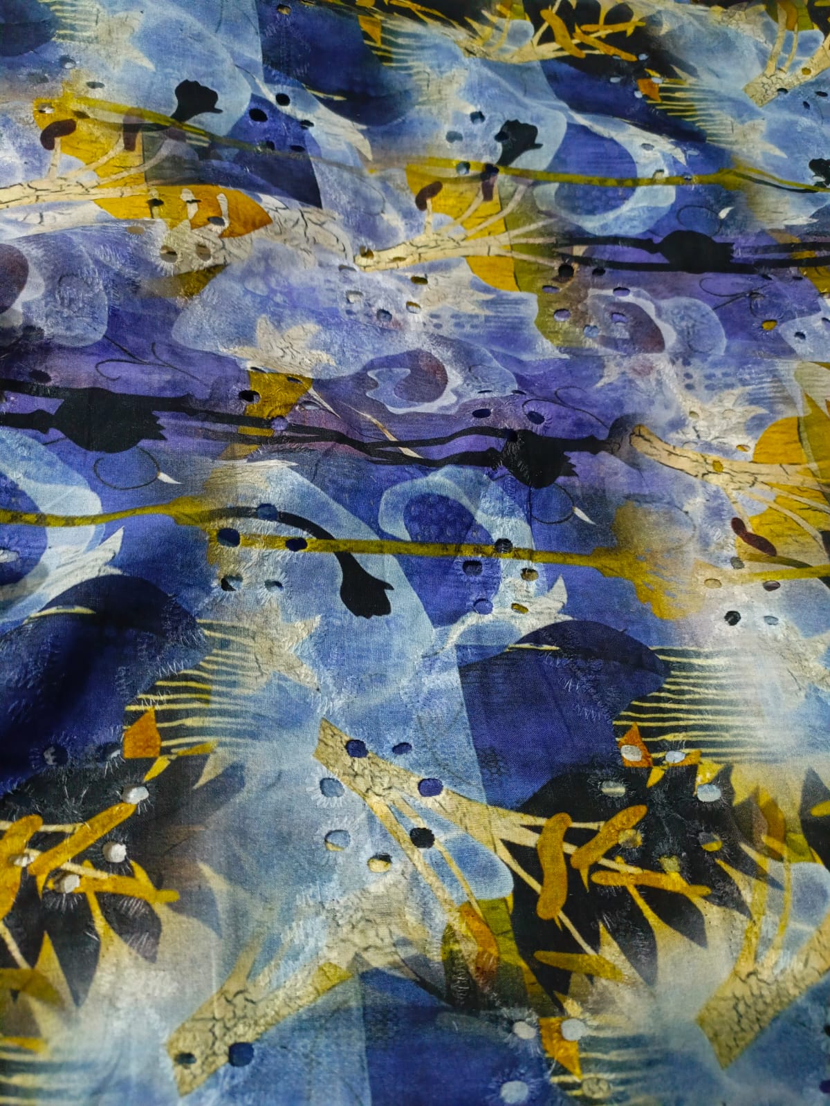 Bareeza Style Chicken Kari Unstitched Shirt