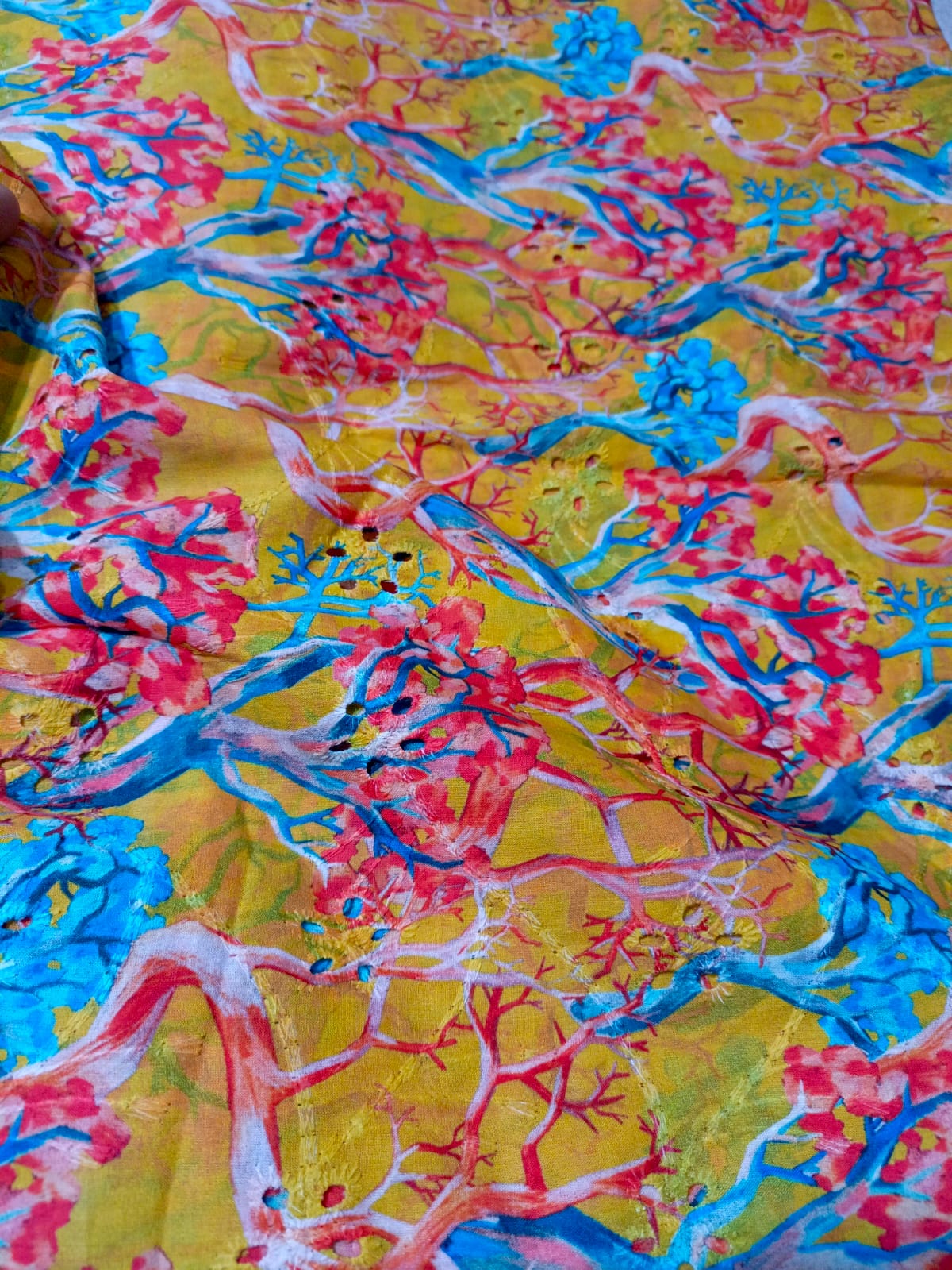 Bareeza Style Chicken Kari Unstitched Shirt