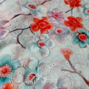 Bareeza Style Chicken Kari Unstitched Shirt