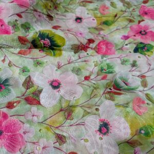 Bareeza Style Chicken Kari Unstitched Shirt