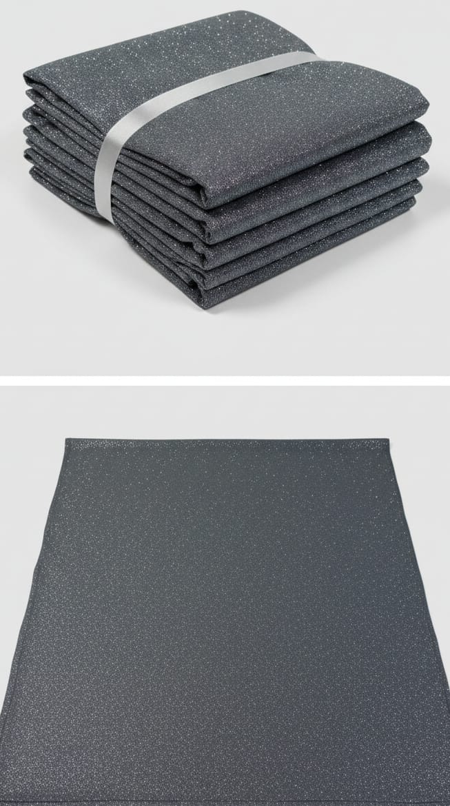 Moonlight Unstitched Suit Fabric – Soft Shimmer Finish - Image 2