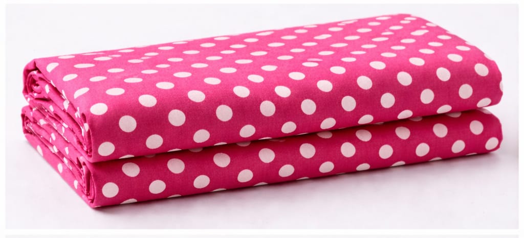 Polka Dot Unstitched Suit - Vibrant Stylish & Premium Fabric - Image 2