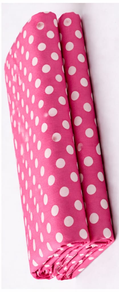 Polka Dot Unstitched Suit - Vibrant Stylish & Premium Fabric - Image 3