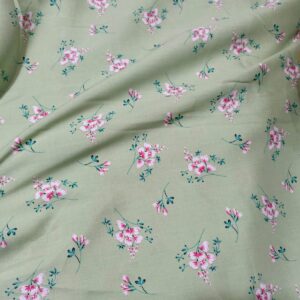 Stone Linen Printed Unstitched Suit – Lightweight & Breathable Fabric