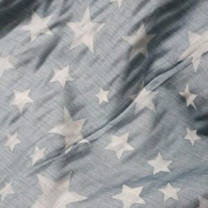 Swiss Lawn Unstitched Suit – Soft Breathable Fabric with Stylish Star Print for Summer Wear