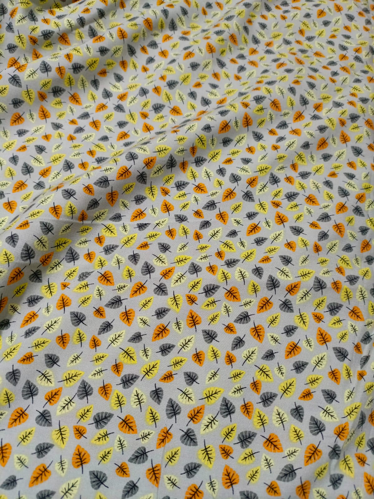 Stone Linen Printed Unstitched Suit – Lightweight & Breathable Fabric